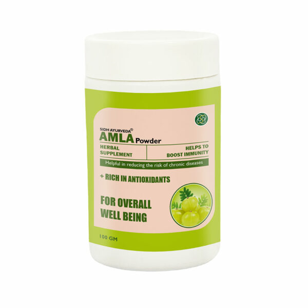 AMLA POWDER 100GM, Natural Source of Vitamin C & Antioxidants for Immunity and Skin Vitality