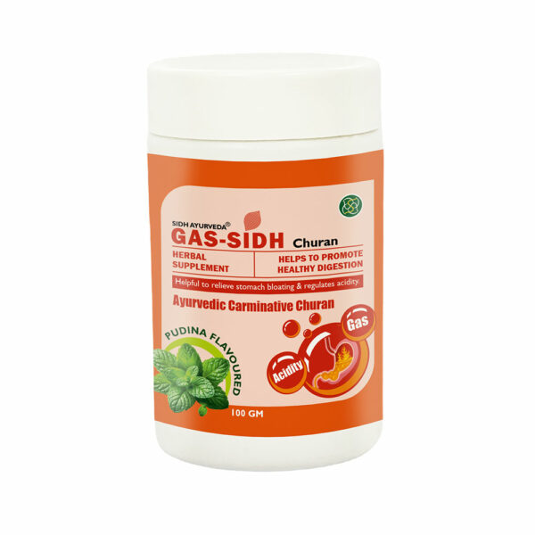 GAS-SIDH POWDER - 100g Natural Relief from Gas & Bloating with Ajwain & Jeera