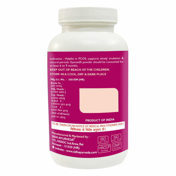 GYNOSIDH POWDER 200g Herbal Support for Uterine Health, Weight Management & Blood Sugar Balance - Image 3