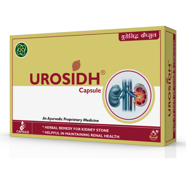 UROSIDH CAPSULES - 30 Capsules of Potent Ayurvedic Support for Urinary Health with Gokhru, Varun Chaal, Kulthi & Punarnava