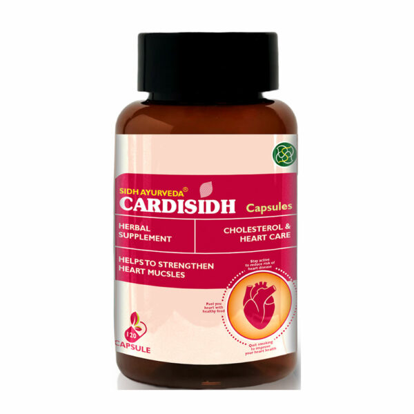 CARDISIDH CAPSULE - 30 Capsules for Heart Health & Blood Sugar Management with Arjun Chal, Haritaki & Shudh Guggal